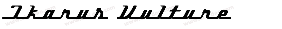 Ikarus Vulture字体转换